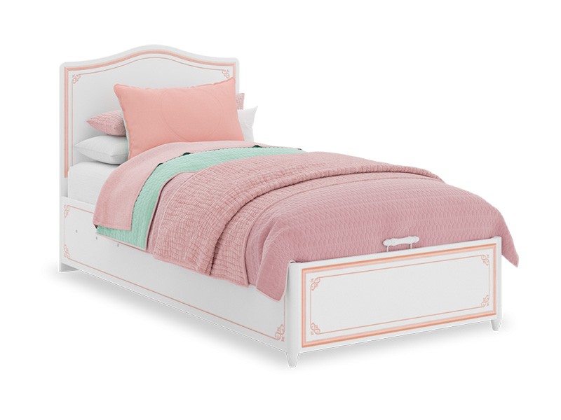 Παιδικό κρεβάτι με αποθηκευτικό χώρο SE-PINK-1705