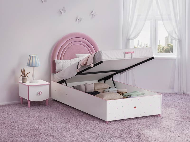 Παιδικό κρεβάτι με αποθηκευτικό χώρο PR-1705