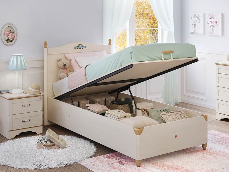 Παιδικό Κρεβάτι με αποθηκευτικό χώρο FL-1705